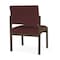 Lesro Lenox Armless Guest Chair, 22.5 in W 24.5 in L 32 in H LS1102 - alternate 2
